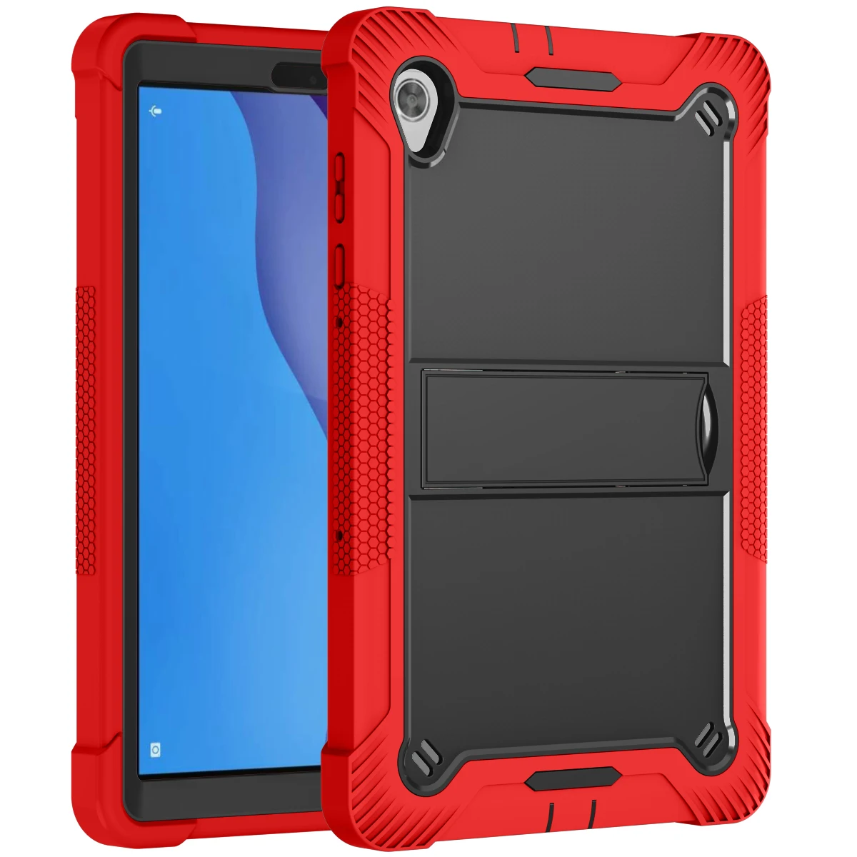 

Built-in Kickstand Armor Case For Lenovo Tab M10 HD Gen 2 2020 10.1" Model TB-X306F TB-X306X 3-Layers Protection Anti-Slip Cover