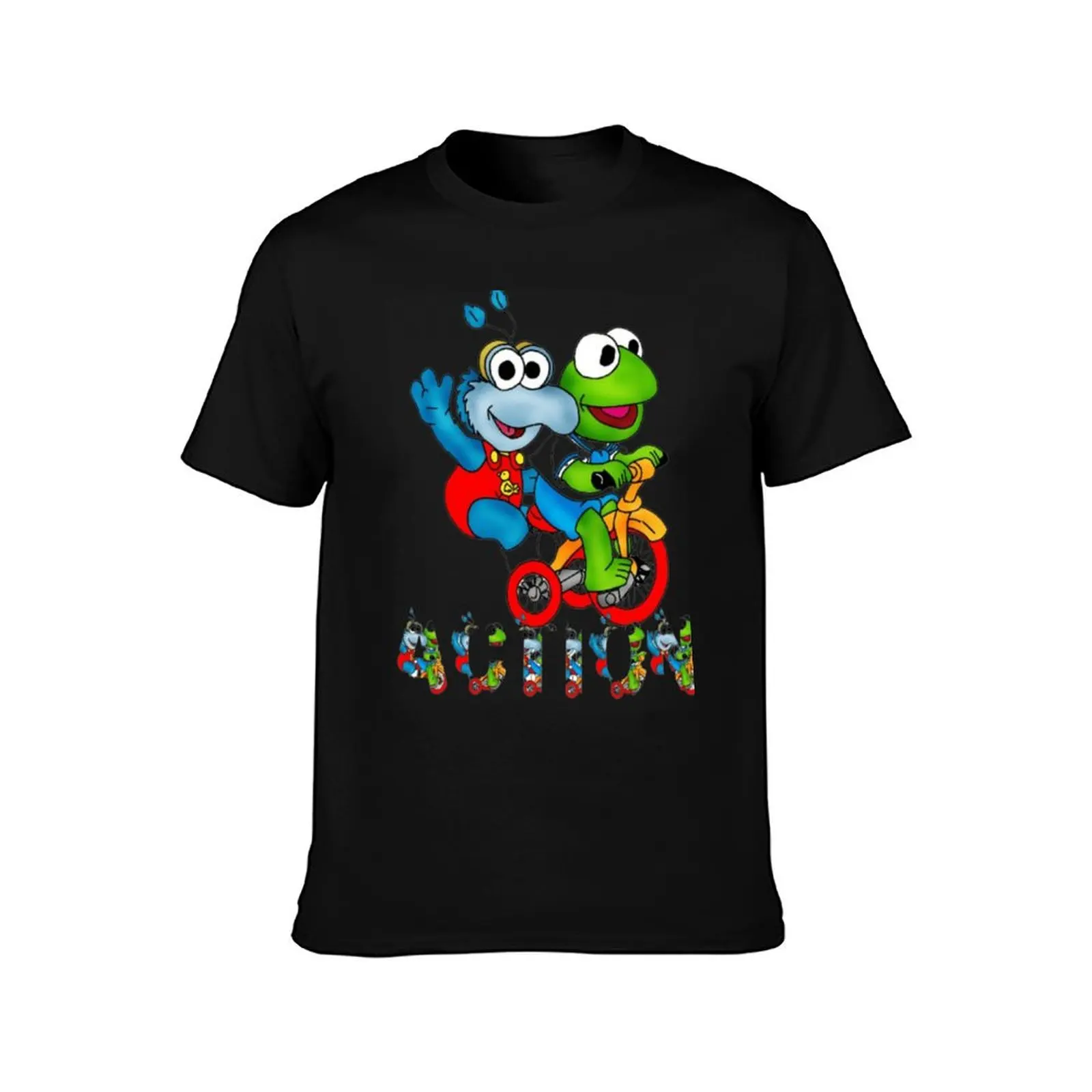 Action Beaker muppet T-Shirt Casual Loose Short Sleeve Tee for Men T-Shirt