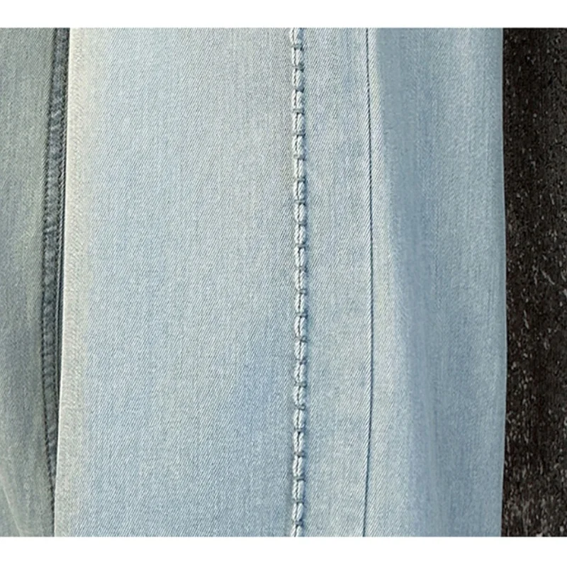 New Girls Striped Jeans Side Pockets Teen Girls Pants Teenage Pants With Special Design Toddler Casual Denim Trousers Ages 4-14Y