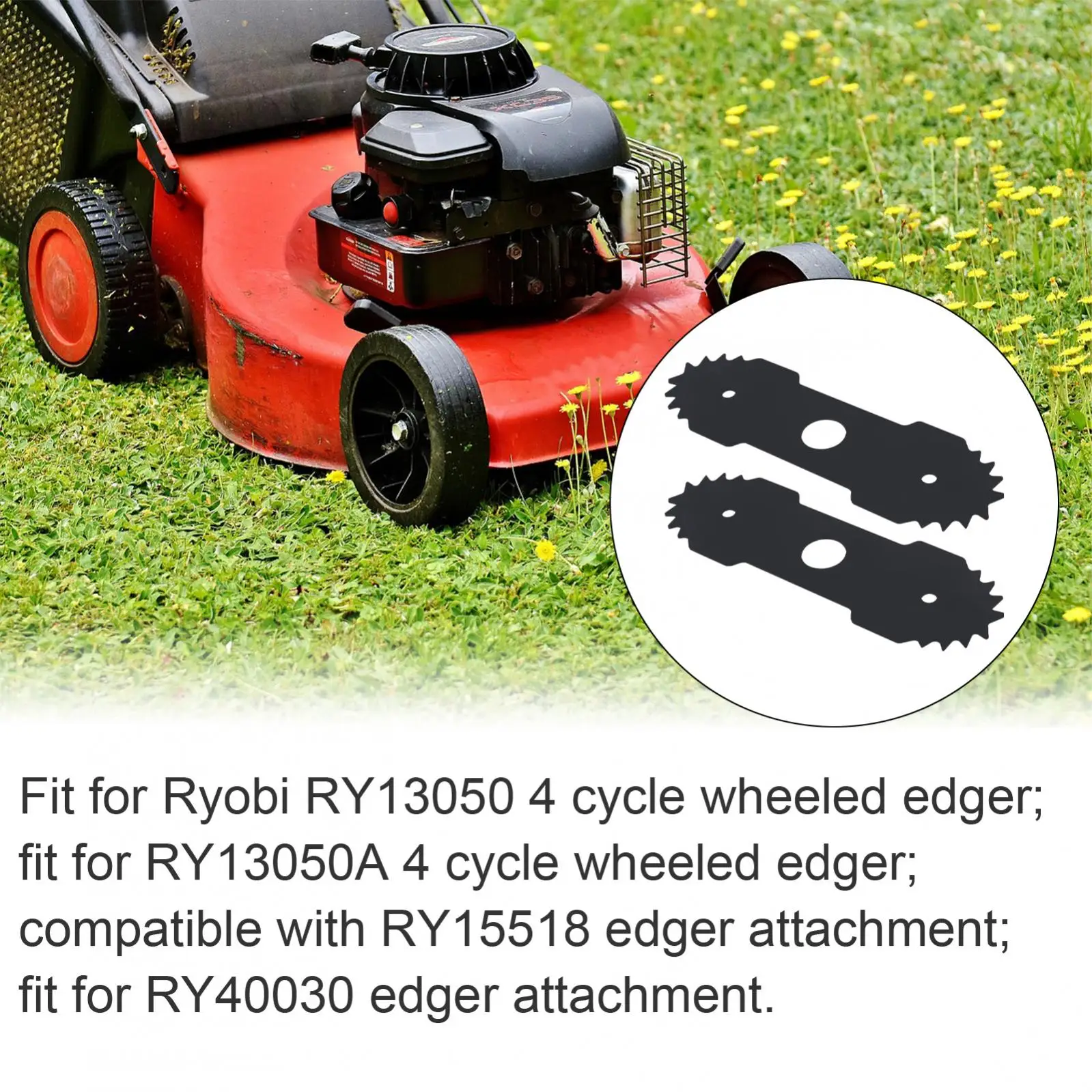 Imagem -06 - Liga de Aço Elétrico Edge Trimmer 85 8in 1in Centro de Lâmina Buraco Edger Dentada Ryobi Ry13050ry15518 Ry40030