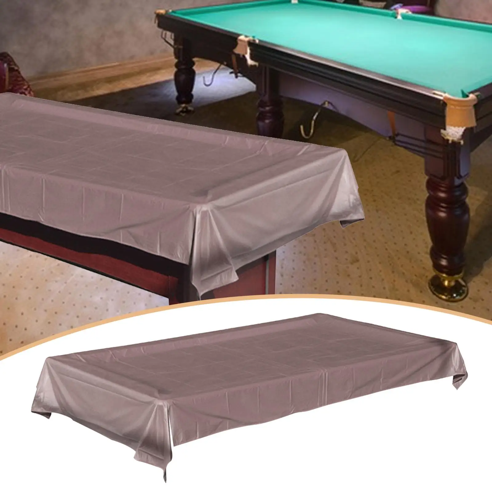 

Pool Snooker Billiards Table Cover Tablecloth Snooker Table Protector for Sports Game