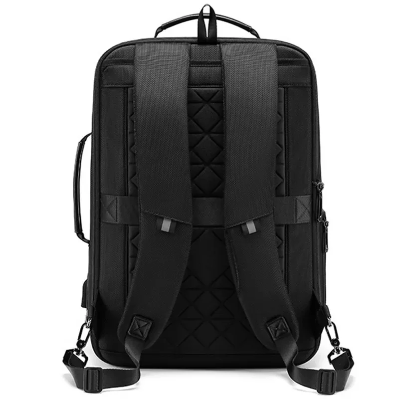 Business computer bag extended 15.6 inch laptop tablet keyboard travel backpack scalable waterproof mobile phone charging port