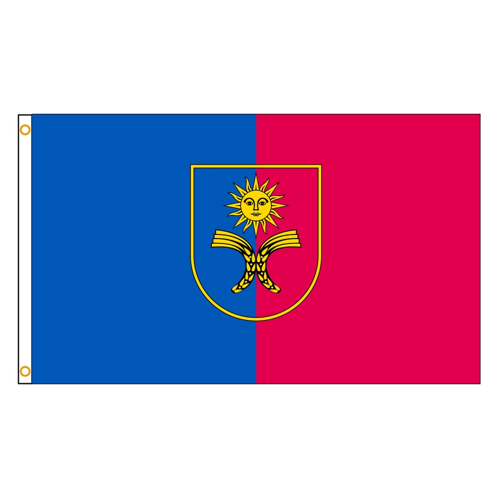 2×3 ft 3x5 ft 4×6 ft Khmelnytskyi Oblast Emblem Flag Polyester Printed Banner Tapestry For Decor