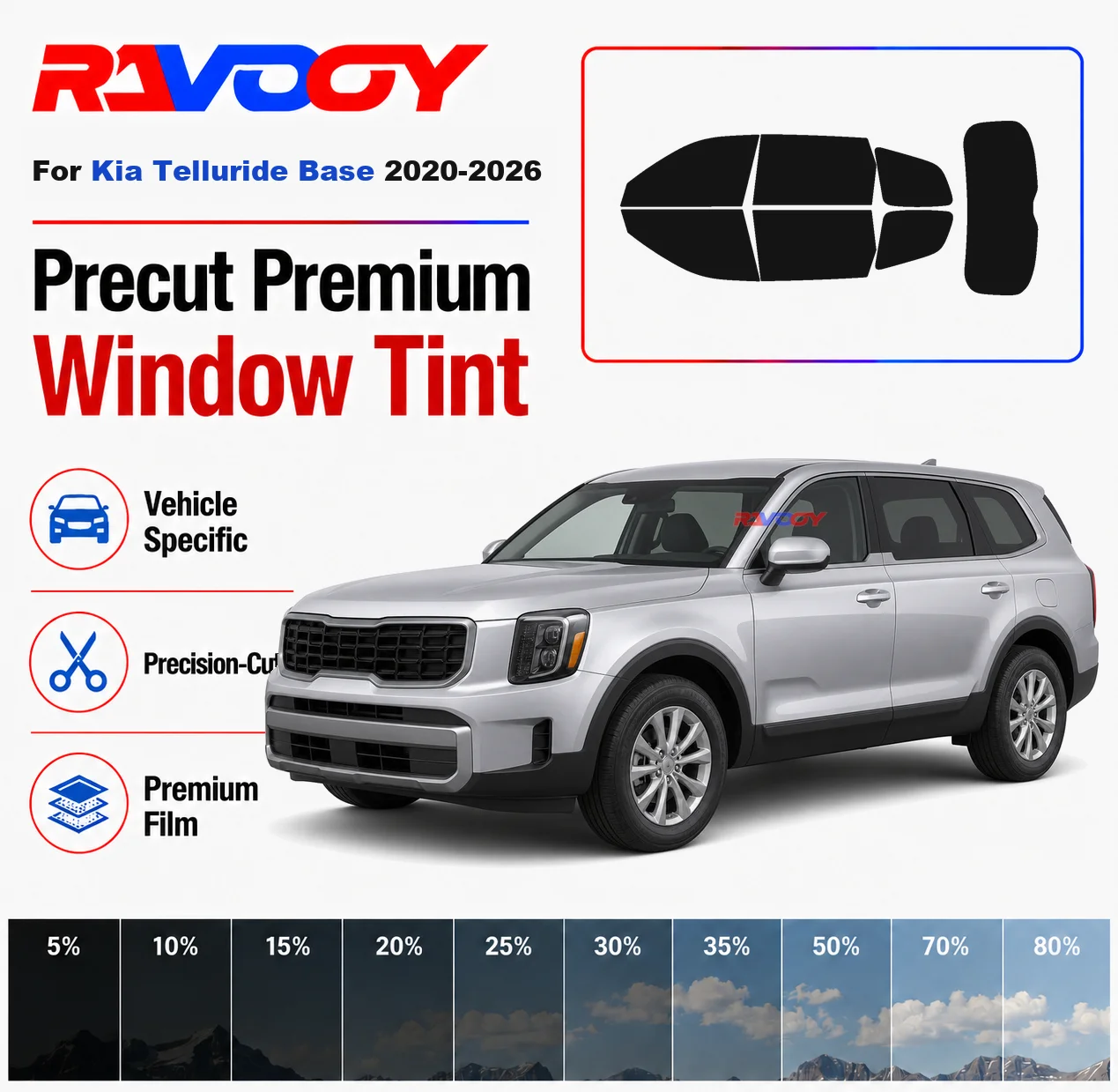 premium-precut-window-tint-kit-front-rear-windows-rear-windshield-for-kia-telluride-base-2020-2026-car-solar-nano-ceramic-film