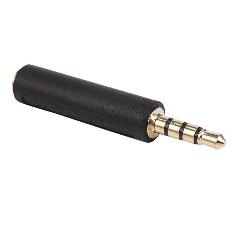 A31T 3.5mm Headphone Adapter, OMTP to CTIA or CTIA to OMTP Converter, Rubber Earphone Adapter, Durable Metal