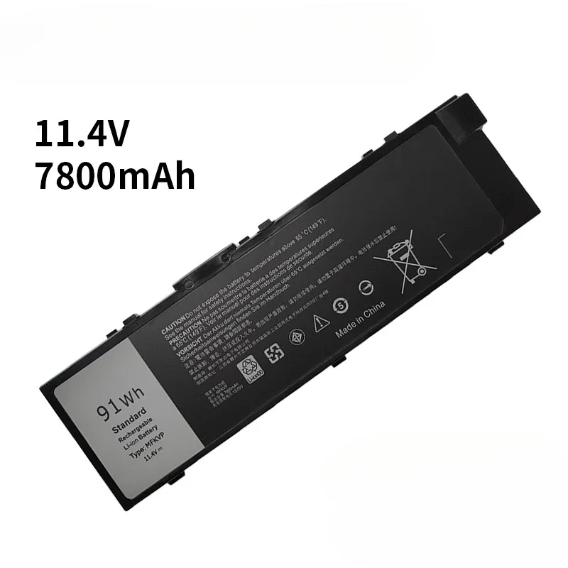 MFKVP GR5D3 Battery for Dell Precision 15 7510 7520 M7510 17 7710 7720 M7710 Series M28DH 1G9VM 0FNY7 T05W1 TWCPG 451-BBSF 91Wh