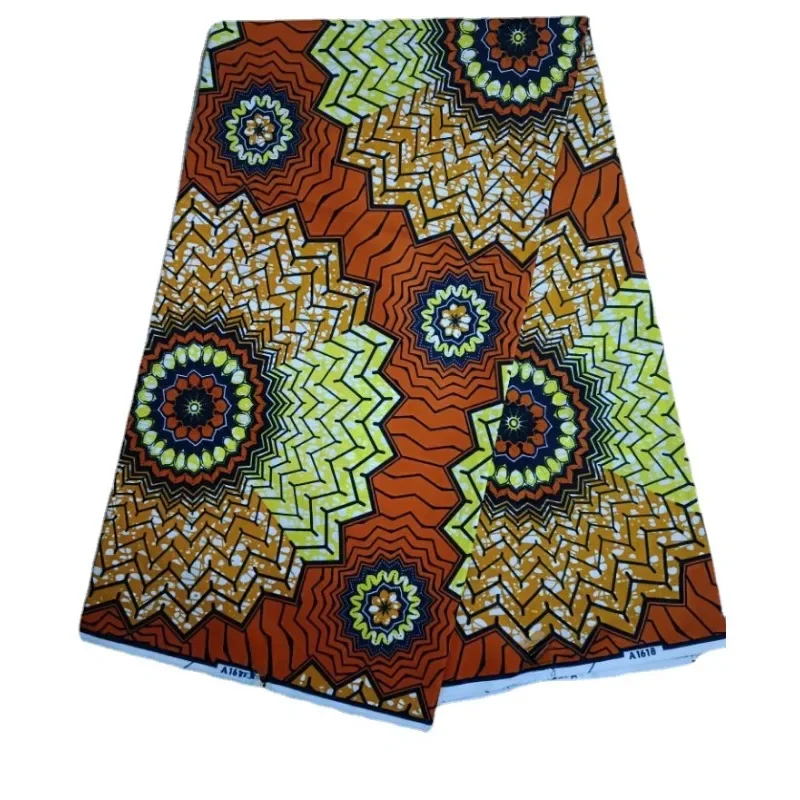 Ankara Wax Fabric 2024 High Quality African Wax Print Fabric 100% Cotton Soft African Guaranteed Veritable Real Wax for Dresses