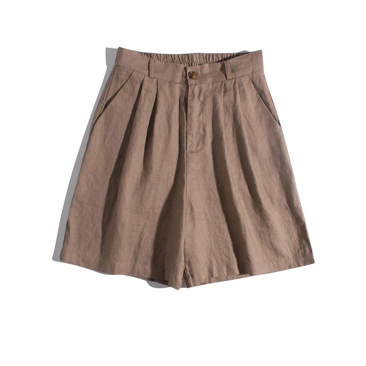 l simples linho orts solto perna larga casual cintura alta calças femininas artístico sle verão faion senhoras calças