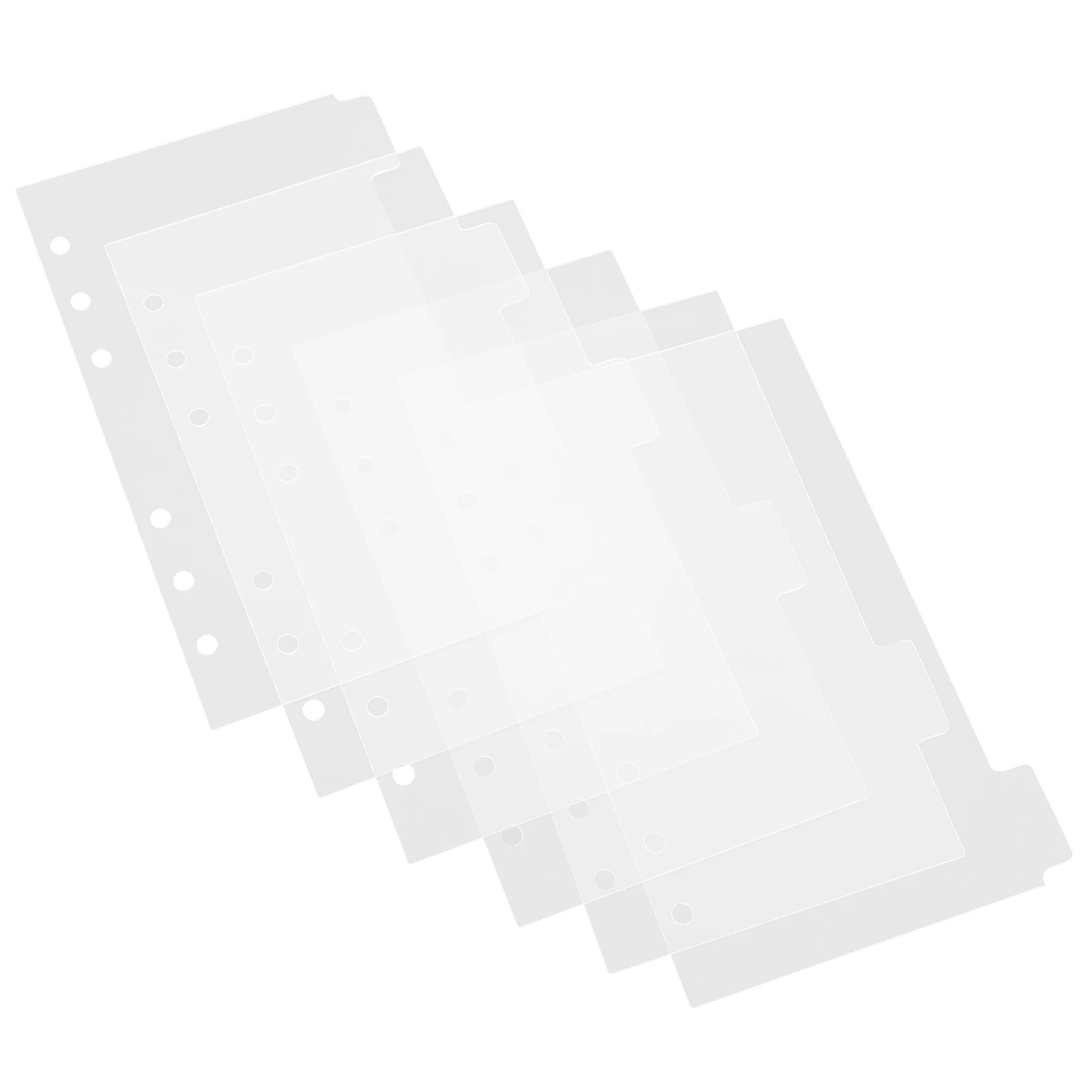 6 шт. прозрачный переплет для ноутбука, акриловый многоразовый чехол-планировщик A6 «сделай сам», для переплета бюджета, журнал, блокнот для хранения