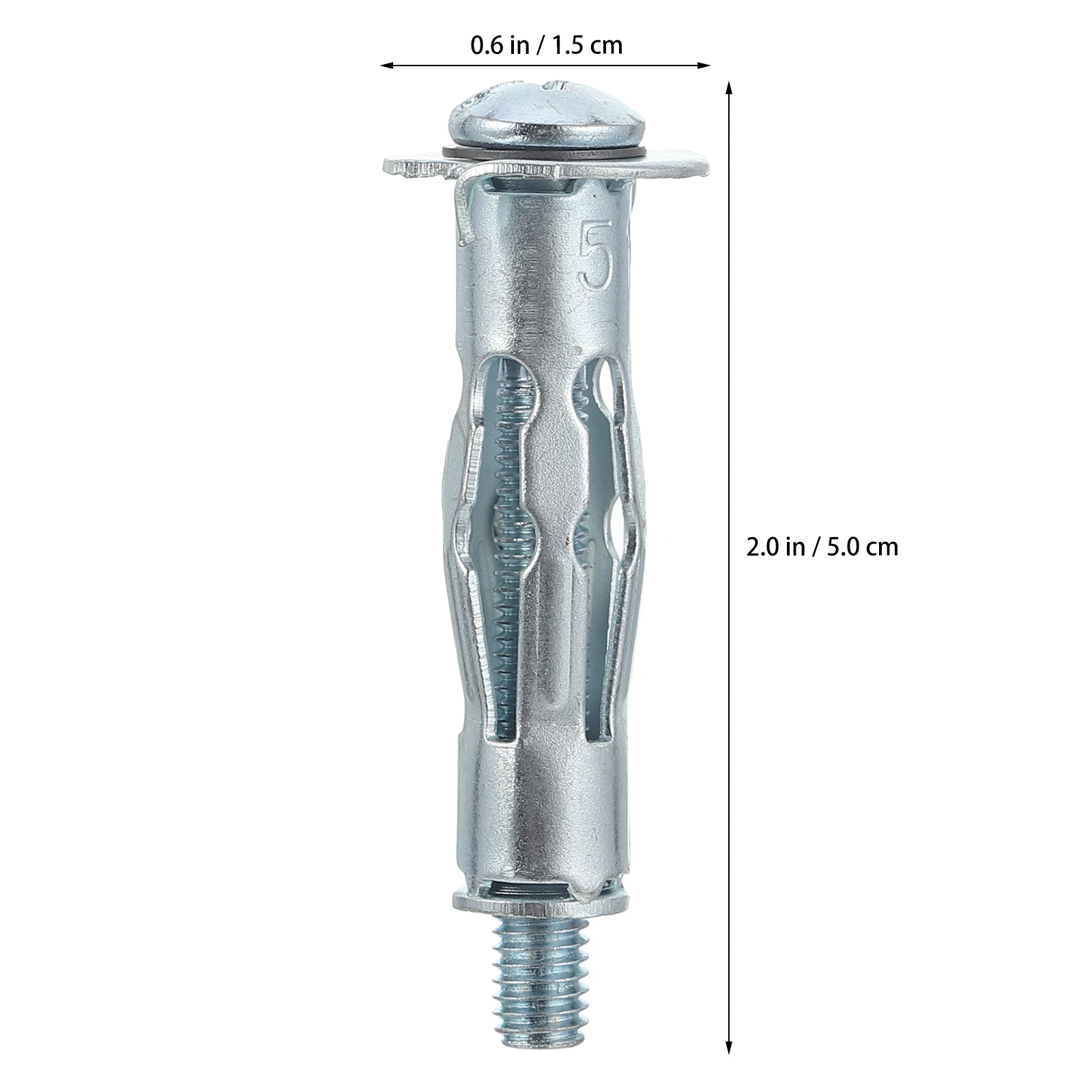 

20 Pcs Wall Fixer Drywall Expansion Bolt Anchors Self Drilling Repair Hollow Nuts