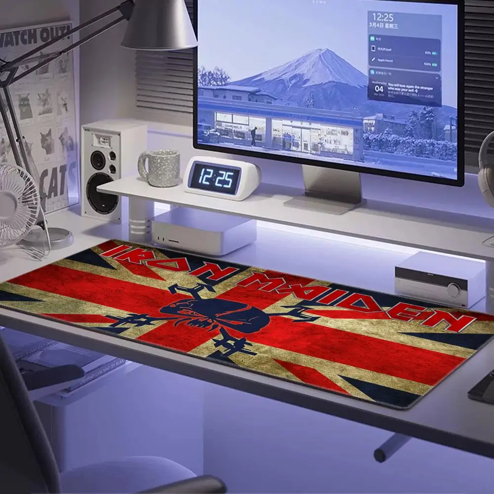 Cool I-I-Iron M-Maiden Mousepad Large Gaming Mouse Pad LockEdge Thickened Computer Keyboard Table Desk Mat