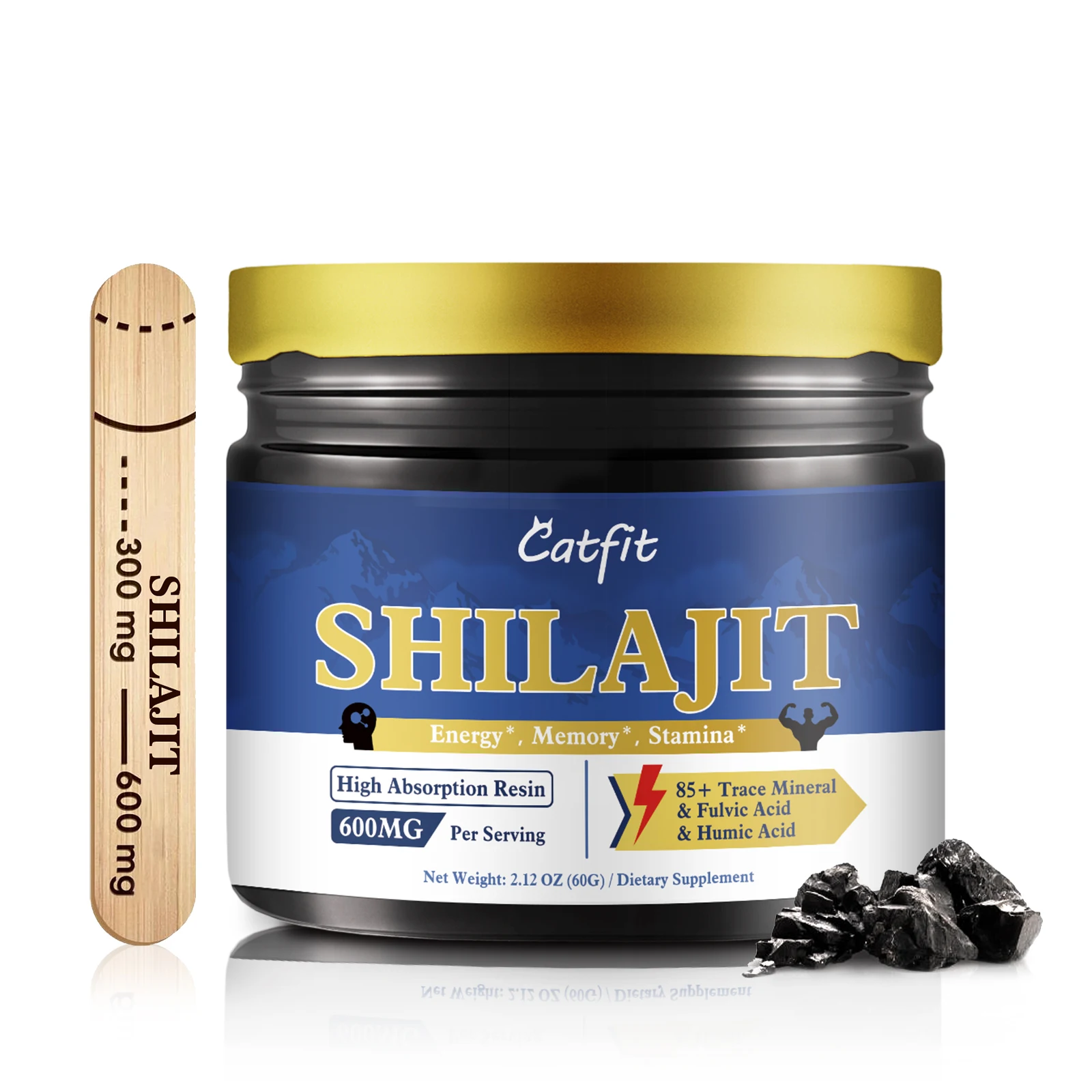 

Himalaya Shilajit Resin Original Capsules Fulvic Acid&85+ Trace Minerals Hormonal Balance Beauty Health Shilajit Pure Organic