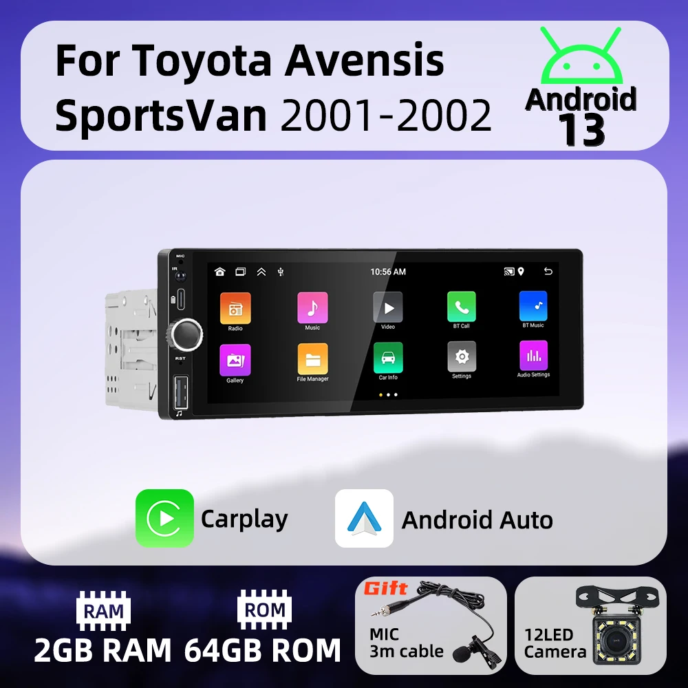 1Din Carplay Androi… - image