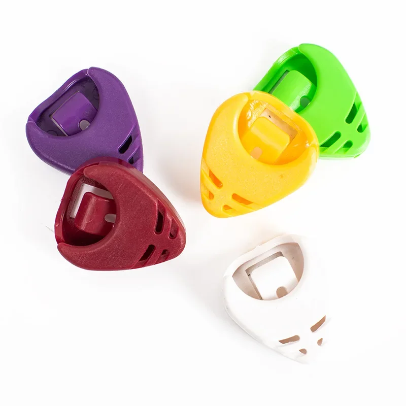 Wholesale Hot 2Pcs Guitar Pick Holder Case Plectrum Case Mediator Quick Storage Guitar Tools Accessories Plectrum Holder Case