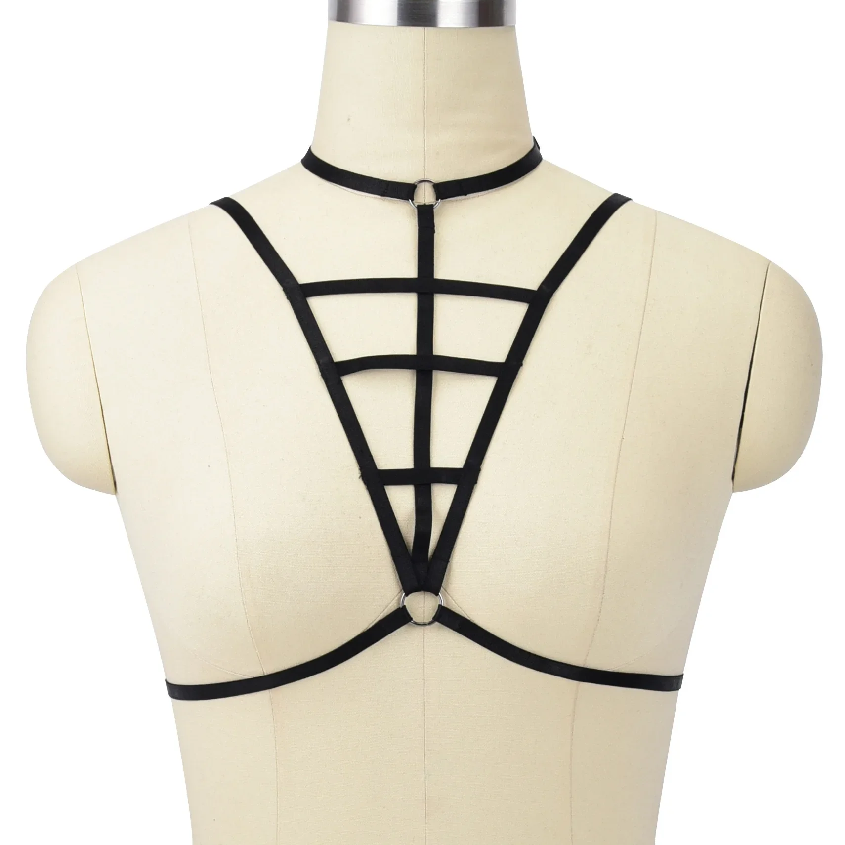 

Sexy Lingerie Bondage Suspender Goth Cage Bra Hollow Women Body Harness Cage Fetish Harness Bra Dance Accessories