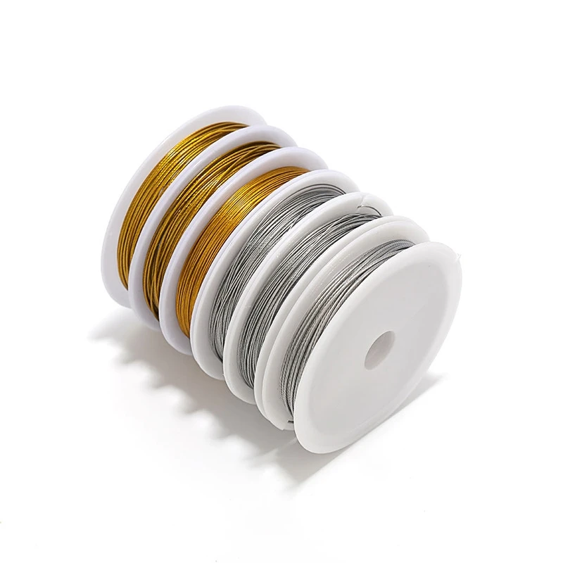 0,3-1mm Edelstahldraht Perlenband Fischerschnur Faden für Schmuckherstellung, DIY-Bastelzubehör – Detail 7