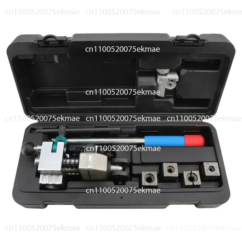 Professional Brake Line Flaring Tool Kit for 45 Degree Single, Double, and Bubble Flaring in 3/16, 1/4, 5/16, 3/8, and 4.75mm