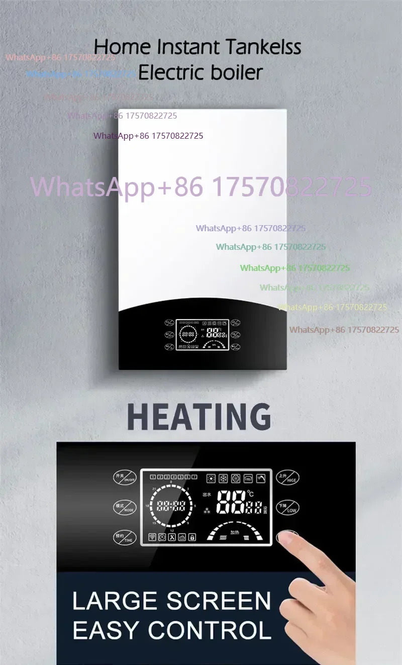 

Clara Tools Store12KW new design hotel wall hung Intelligent wifi control fast heating electric combi boilerClara Tools Store