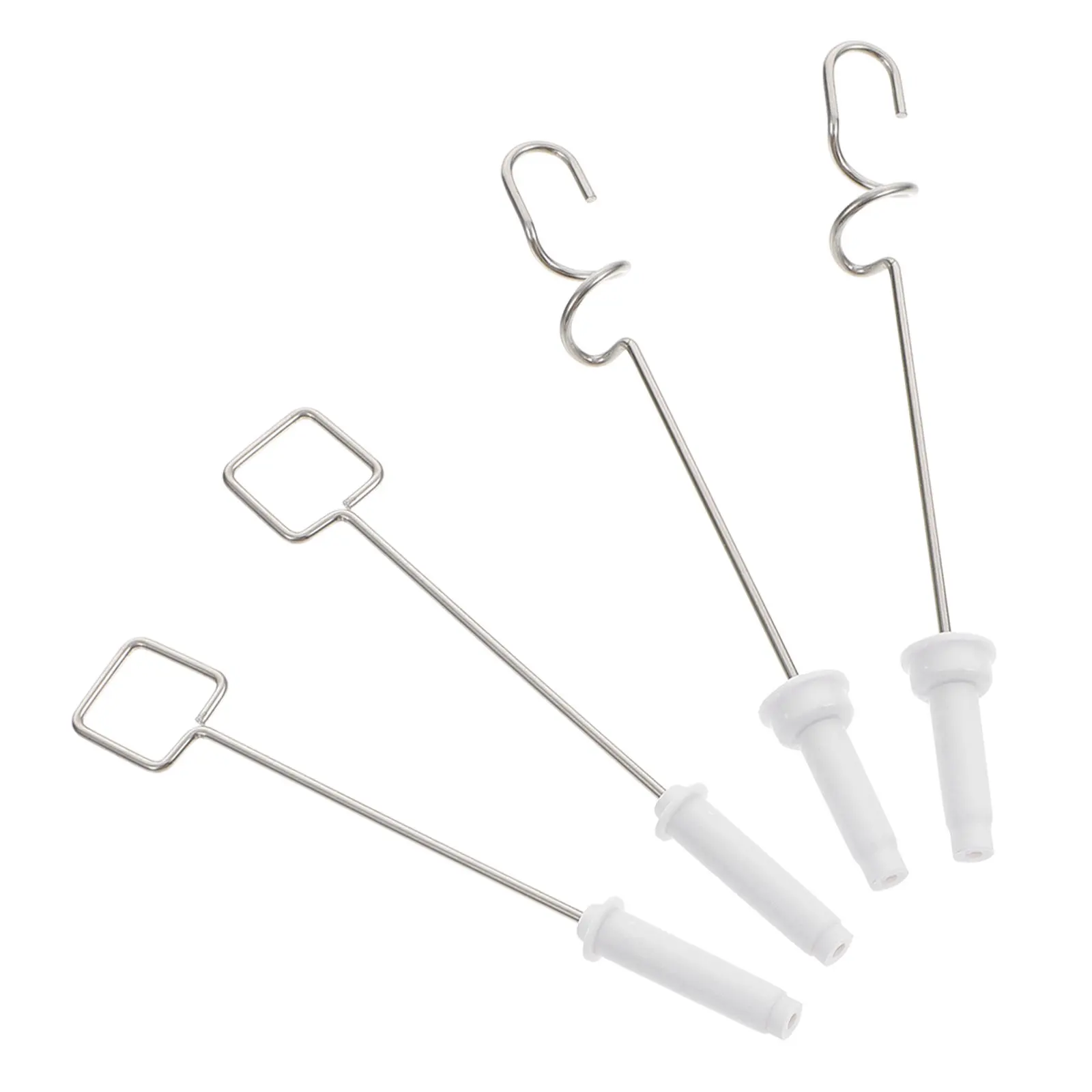 4Pcs Pigment Stirrer Heads Premium Metal Plastic Pigment Mixing Replacement Electric Color Mixer Head Artist Paints Stirring