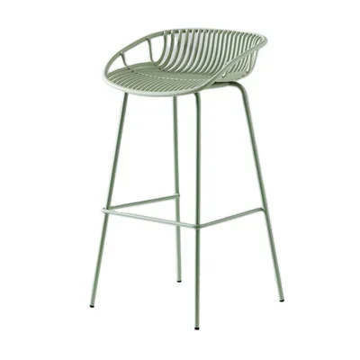 

s#A Restaurant Commercial Industrial Vintage Antique Iron Legs High Bar Stool Chair