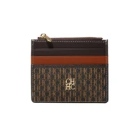 CH bolso de mujer cartera exquisita compacta conveniente decoración duradera elegante diseño de marca sentido letra decoración cremallera