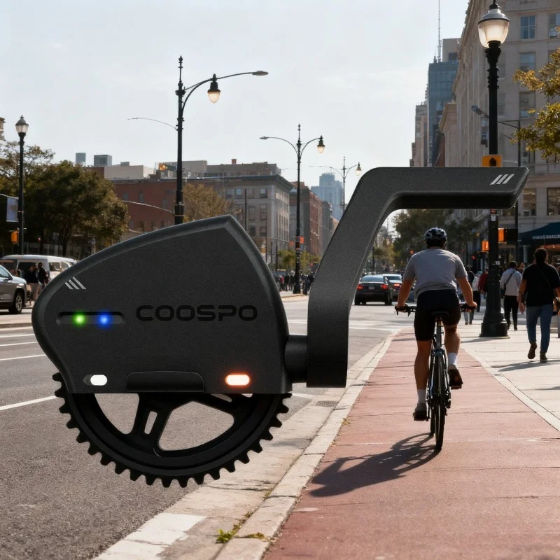 COOSPO BK805 دراجة سرعة الإيقاع ثنائي الوضع دواسة الاستشعار Bluetooth5.0 ANT + RPM ل Wahoo Garmin