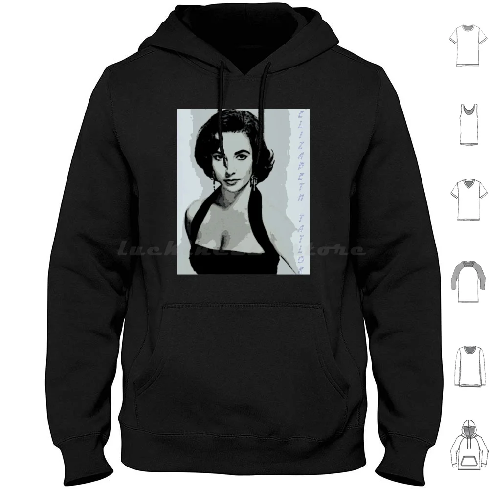 Elizabeth Taylor Hoodies Long Sleeve Elizabeth Taylor Elizabeth Taylor