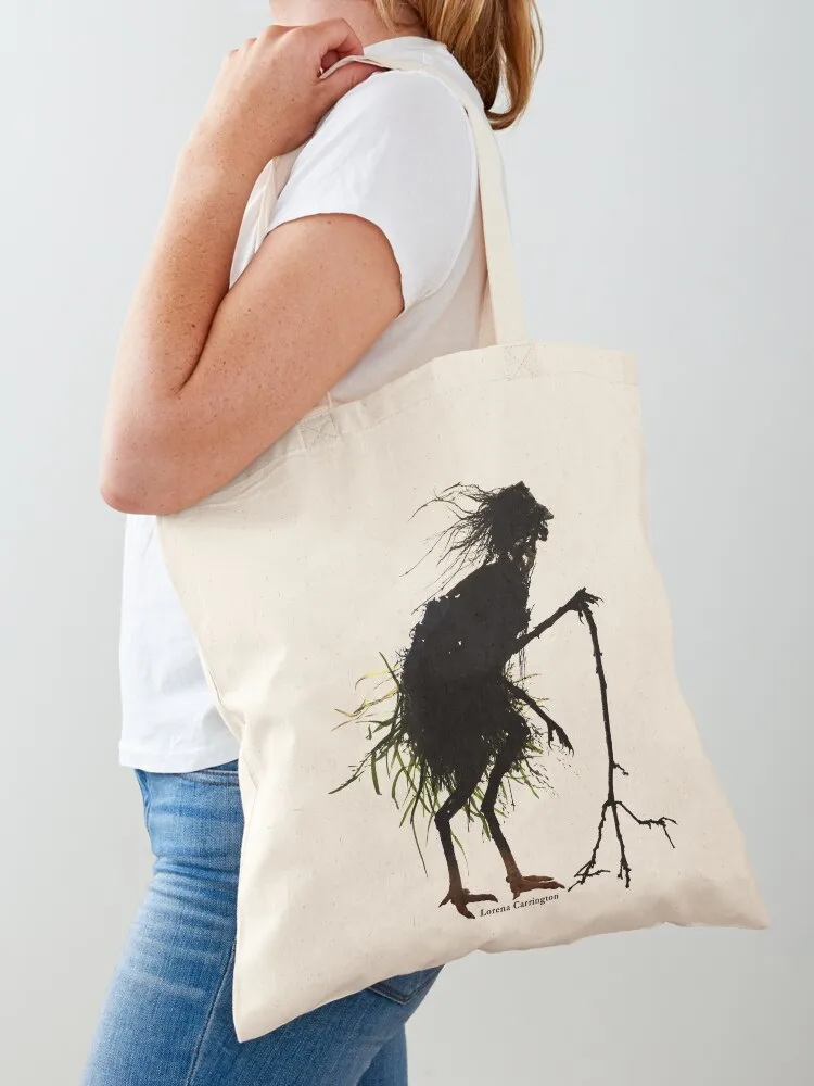 

Baba Yaga by Lorena Carrington Tote Bag sacs de shopping Women's beach bags Women's shopping bag Canvas
