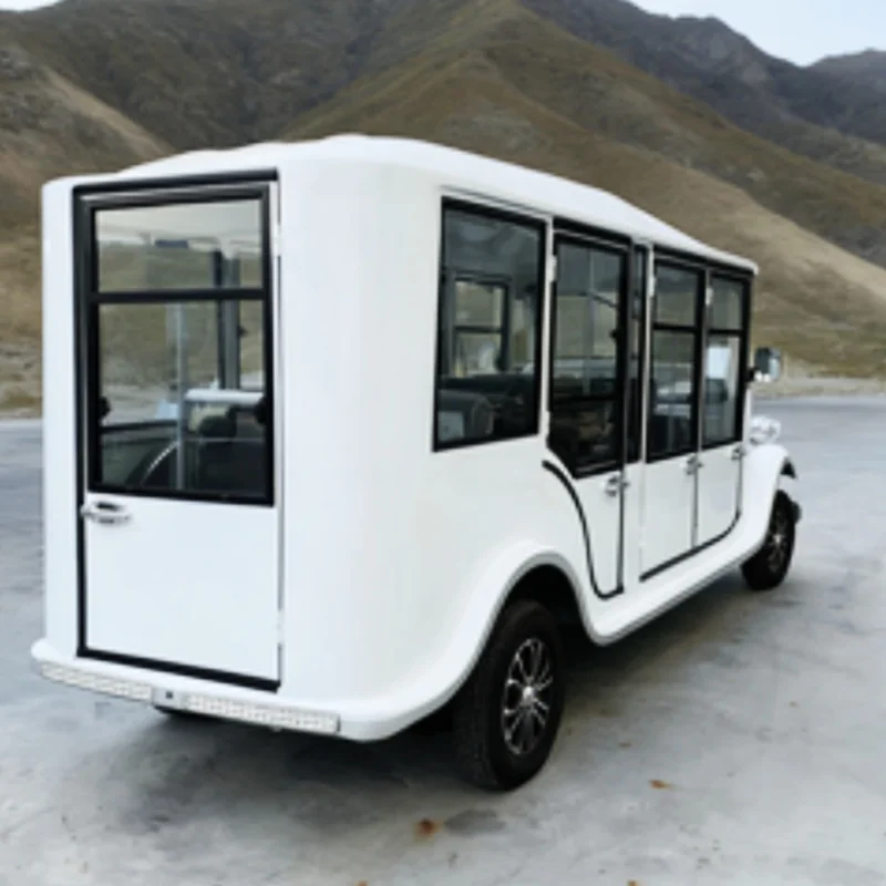 High-Quality Classic Lithium Battery Wedding Antique Car 10 Inch Screen Nostalgic Classic Car For Resort Hotel Reception