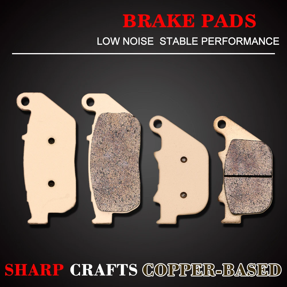 XL883 Front Rear Brake Pads For Harley Iron XL 883 1200 Sportster Custom 883N 883L XL1200 1200V 1200X Nightster 48 Forty Eight