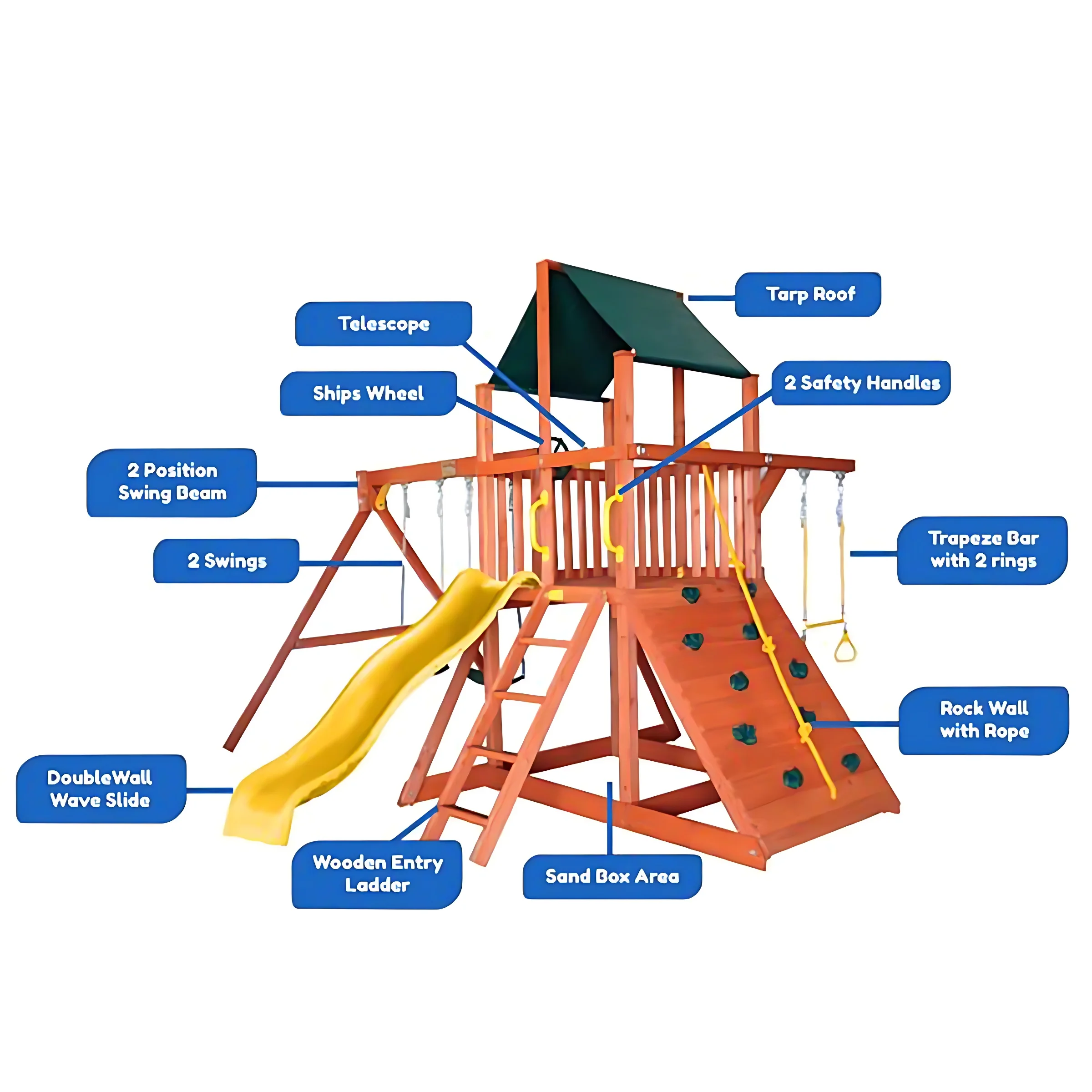 Детская игровая площадка на открытом воздухе, наборы игрушечных качелей, деревянные качели, набор слайдов для парков Детская игровая площадка на открытом воздухе, наборы игрушечных качелей, деревянные качели, набор слайдов для парков