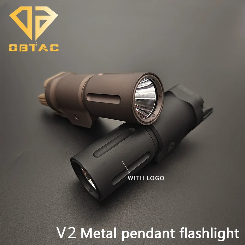 Metal Tactical PL350 V2 Flashlight 18350 16340 Airsoft Pistol hanging Gun Light 1000lm Fit hunting 20mm Rail lamp