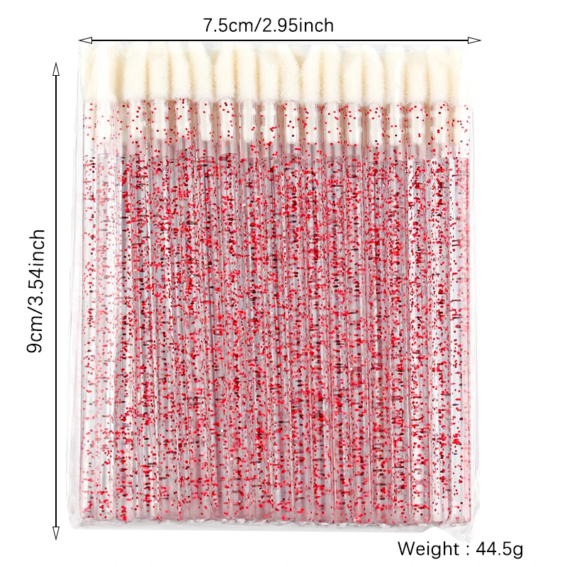 5/50 Pcs Disposable Lip Brush Makeup Brushes Lipstick Applicator Wands Eyelashes Extension Tool Beauty Accessories