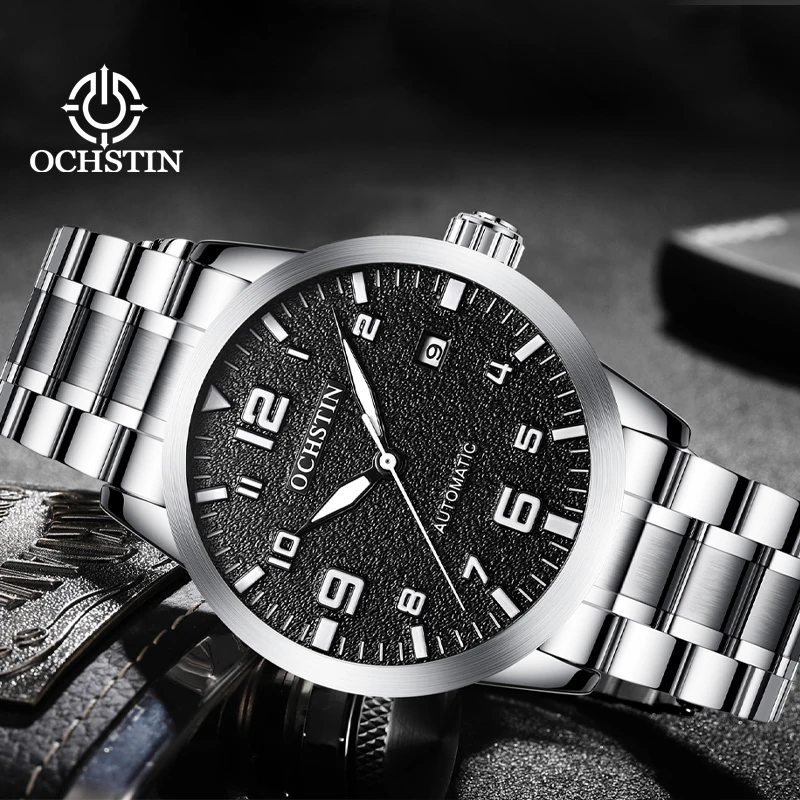 OCHSTIN New 2024 Master Series Personalized Trend Fully Automatic Mechanical Movement Waterproof Men\'s Mechanical Watch