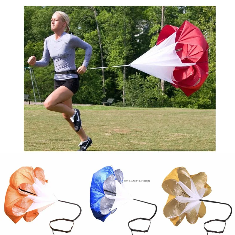 Soccer Speed Parachute Strength Training Umbrella Football Basketball Running Exerciser Resistance Bands Drag Parachutes