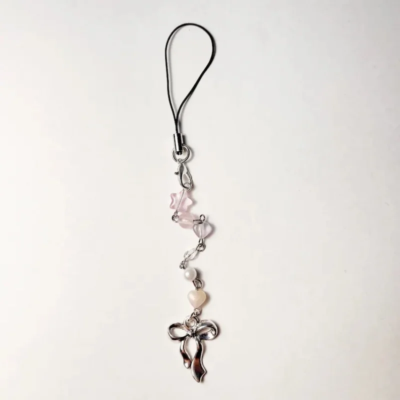 Gracie Abrams/Coquette/Pink/Jewelry/Cute Mobile Handmade Pendant/ view 2