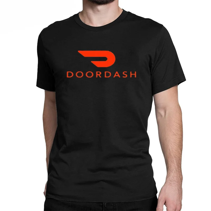 T-shirt imprimé avec logo Doordash pour hommes et femmes, t-shirts Y2K Hipster, t-shirts souples, streetwear décontracté