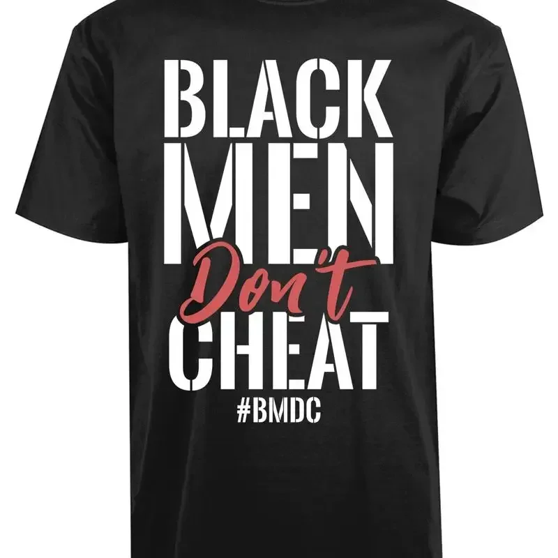 Black Man Don't Cheat New Men's T Shirt BMDC Super Classic Summer Casual