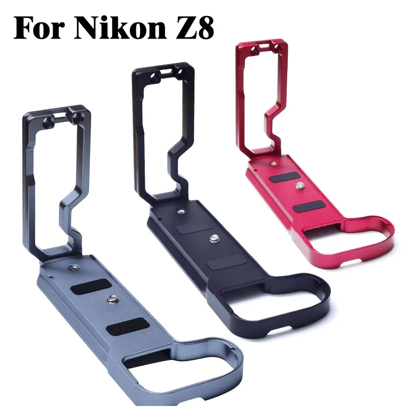 

Металлическая быстросъемная пластина с ЧПУ, L-образный кронштейн, винтовое крепление 1/4 для аксессуаров для камеры Nikon Z8