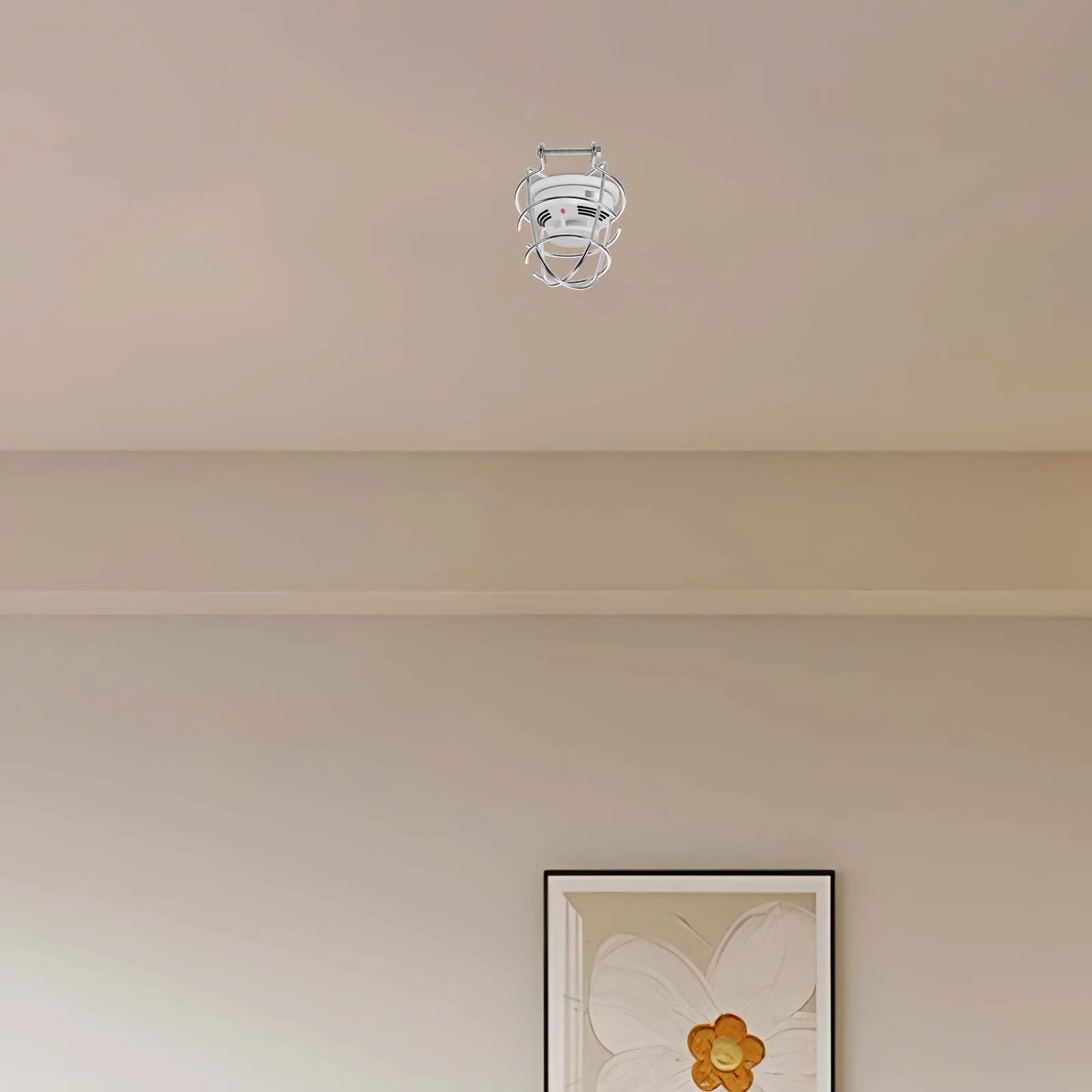 Metal Sprinkler Head Protector Cage with Safety Shield for Fire Sprinkler Covers Ceiling Mount Detection System Guard