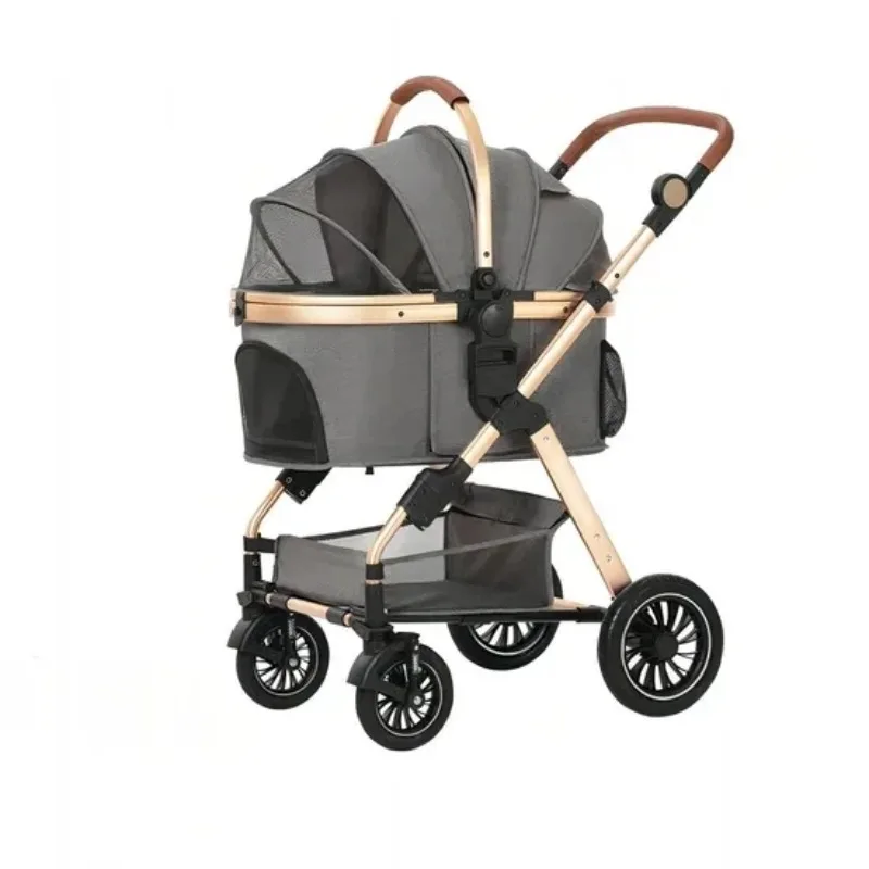 poussette-pliable-3-en-1-en-alliage-d'aluminium-pour-animaux-de-compagnie-sac-de-transport-personnalise-pour-chien-avec-chariot-101x715x31cm