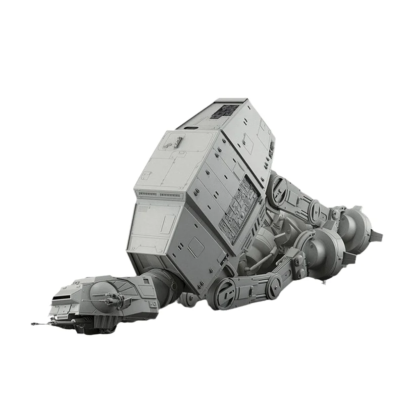 반다이 오리지널 스타 워즈 애니메이션 모델 AT-AT 액션 피규어 조립 모델 장난감 소장 장식품 어린이를위한 선물