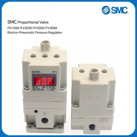 SMC-typ regulator ITV elektropneumatisk proportionell magnetventil ITV1030/1050/2030/2050 ITV1030-012CL5 ITV1050-312 6 best sales ITV - №1