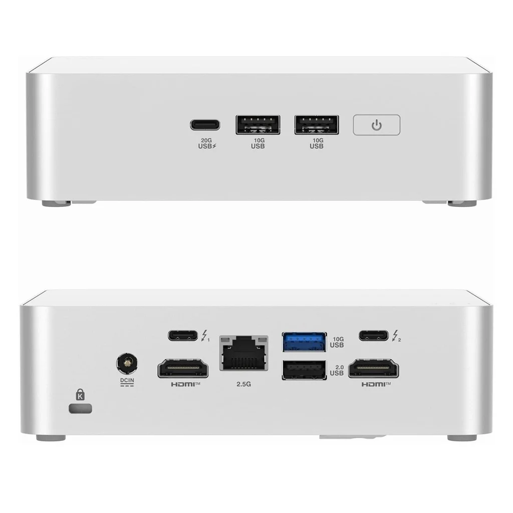 ASUS NUC15CRSU9 Mini PC  Core Ultra 9, 32GB DDR5 5600MHz RAM, 2TB SSD, AI-Powered Performance, Compact Pro Workstation & Gaming