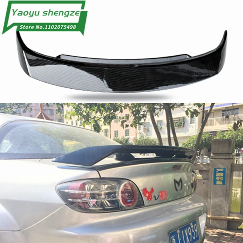 For Mazda RX8 Mspeed  04-10 Rear Wing Trunk Spoiler abs Retrofit 2004-2010