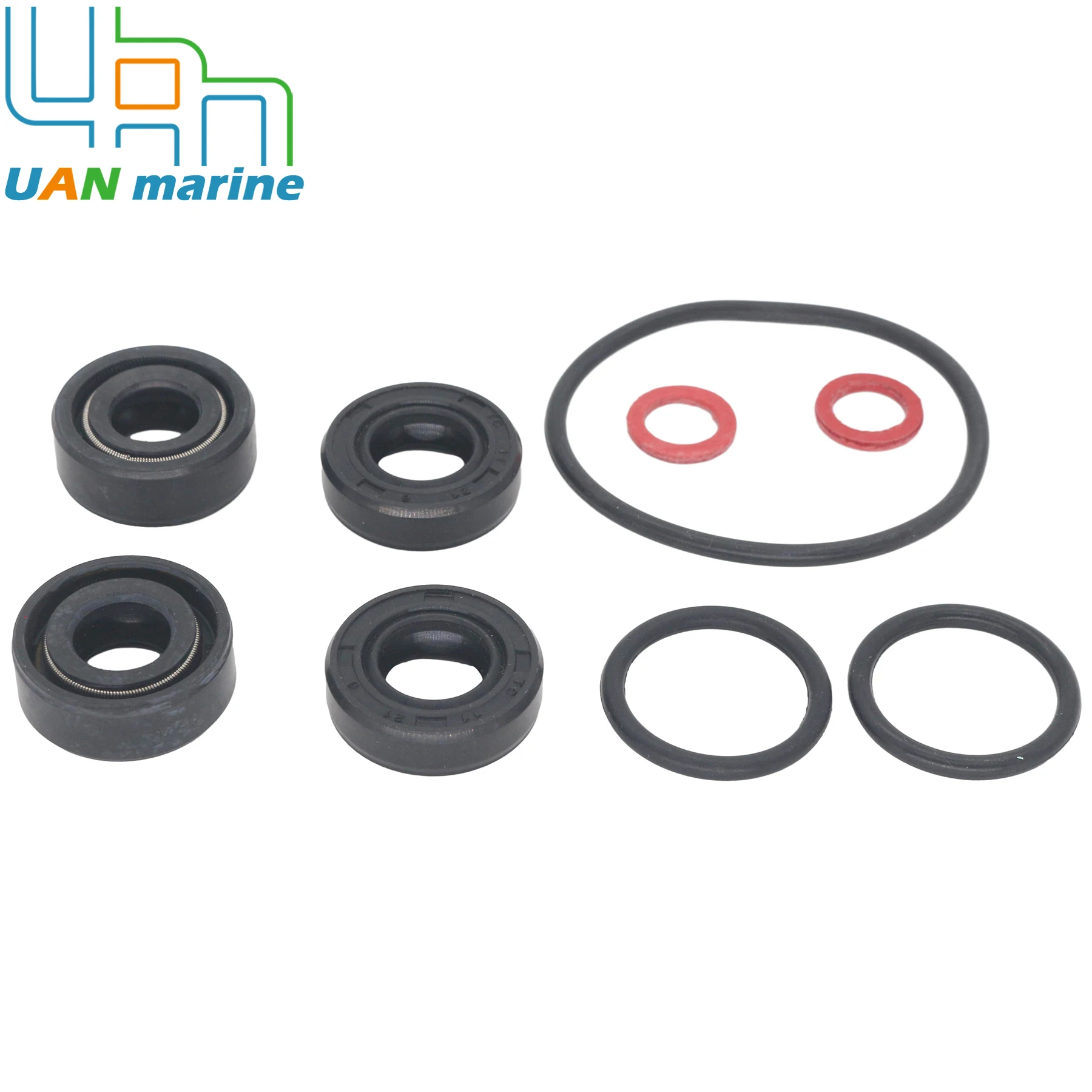 

6A1-W0001-23 Gearcase Lower Unit Seal Kit Fits for Yamaha 2HP 1989-2002 Marine Outboard Motor Replace 813500M 6GD-W0001-20