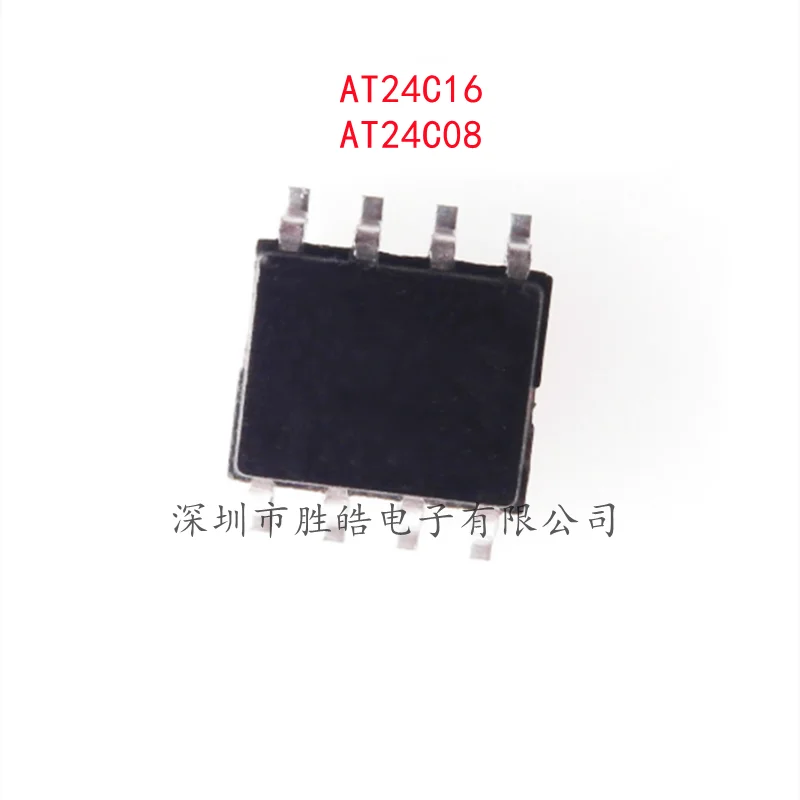 (10PCS)  NEW  AT24C16   AT24C16N   /  AT24C08  AT24C08AN   SOP-8   Integrated Circuit