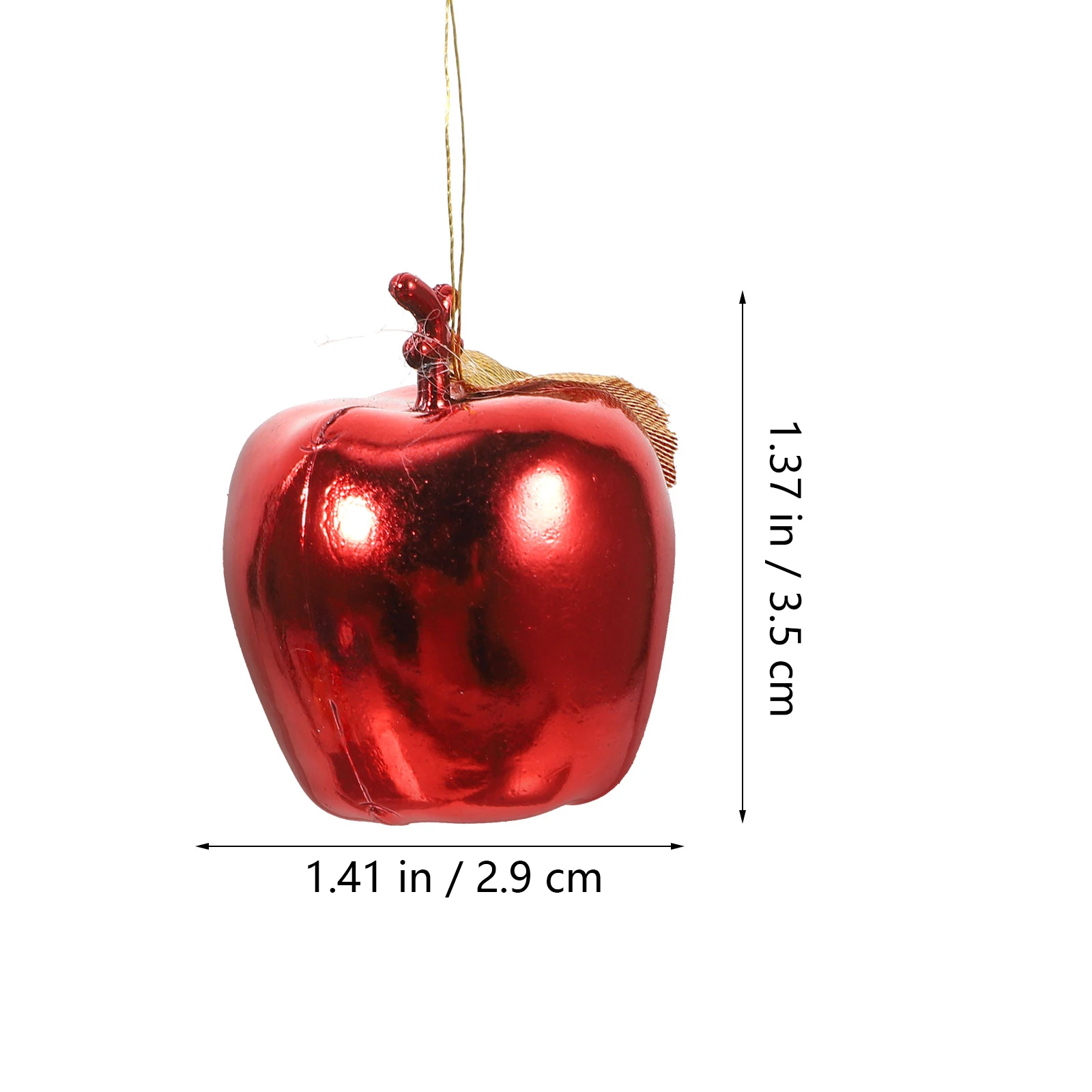 

24pcs Apple naments Tree Decorations Hanging for Home Office Party Christmas naments Hanging nament Weddings