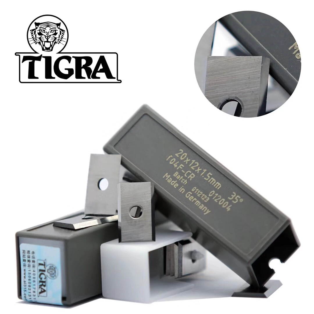 TIGRA Brand Spiral Cutter Head Square Replacement Blade Knives