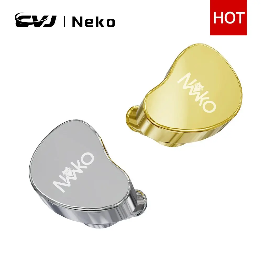 سماعات أذن CVJ NEKO سلكية ديناميكية HiFi مطلية بالفراغ والنقش بالليزر 3.5 ملم طرف واحد 4.4 ملم قابس متوازن #1